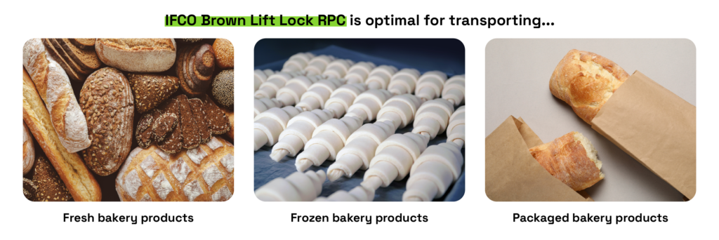用于面包的 reusable packaging - IFCO