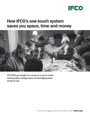 Brochures: How IFCO’s one-touch system saves you space, time and money